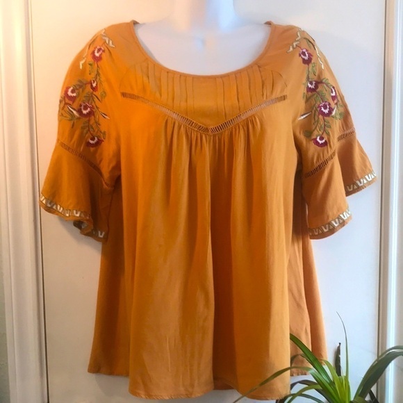 Beautiful Fall Embroidered Top - Picture 2 of 13
